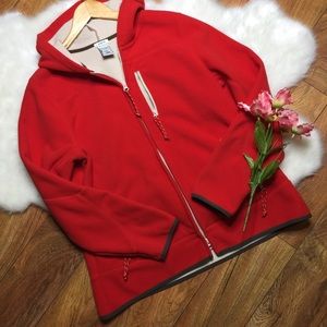 Old Navy fleece red hoodie jacket